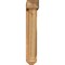 Ekena Millwork Traditional Arts and Crafts Rough Sawn Bracket w/ Offset Brace, Western Red Cedar, 6"W x 26"D x 34"H BKT0604X26X34TRA03RWR - alternate 3